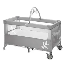 Cuna De Viaje Two Level + Toys Mist