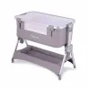 Minicuna Plegable de Colecho Bigtoes Flex Metal incluye Funda Nórdica y Bajera Gris