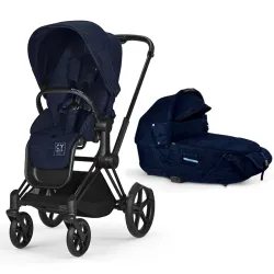 Carrito 2 Piezas Cybex Priam Rebellious Luxury Denim Blue