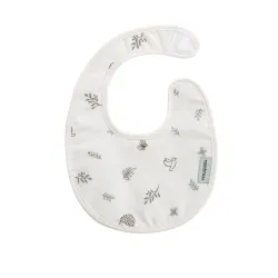 Babero Redondo Con Velcro Calma Verde 16X19X1Cm