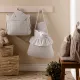 Bolso Organizador Boho Candela Crudo 13X38X20Cm