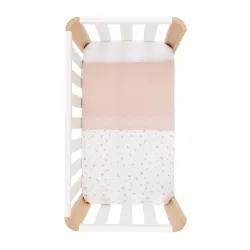 Funda Nordica Minicuna 70X77X1Cm Calma Rosa