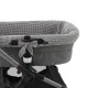 Garnitura Capazo Reversible Polo Black 35X75X35Cm