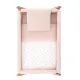 Minicuna Tijera Madera Calma Rosa/Natural 55X87X74Cm