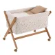 Minicuna Tijera Madera Senda Beige/Natural 55X87X74Cm