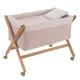 Minicuna Tijera Madera Tender Blush/Natural 55X87X74Cm