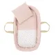 Moises Palma Acolchado + Pata Madera Natural Calma Rosa/Natural 39X80X61Cm