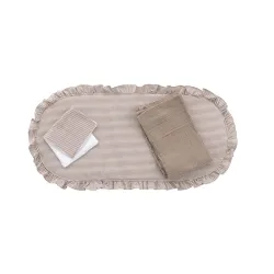 Pack Colcha Capazo Candela Wine 35X75X1Cm