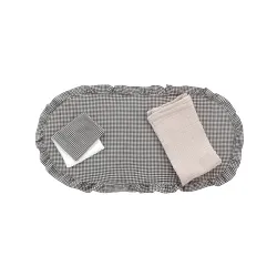 Pack Colcha Capazo Polo Black 35X75X1Cm