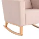 Sillon De Lactancia Liso E Rosa 70X70X104Cm