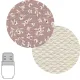 Saco Capazo + Colchoneta Rustic Rosa 35X80X6Cm
