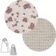 Saco Capazo Cruzado Revers. Naturale Rosa 40X80X5Cm