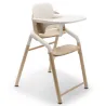 Pack Bugaboo Giraffe Madera Neutra/Blanca + Baby Set + Bandeja