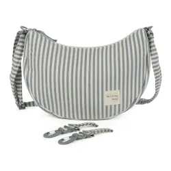 Bolso Crossbody Gondola Praline Rayas Matcha