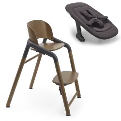 Pack Bugaboo Giraffe Madera Cálida/Gris + Hamaca