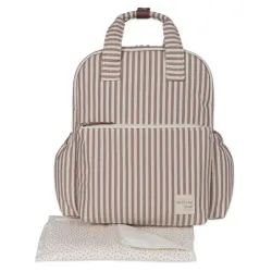 Mochila Praline Rayas Moka