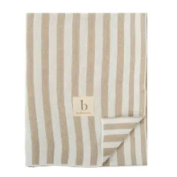 Toquilla Tricot 75x90 254 Bambu Stripes Bas 02 Bei