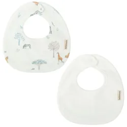 Set 2 Baberos 19x19 190 Tanzania 536 01 Blanco