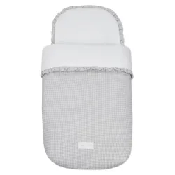 Saco Cuco Little Bloom Vichy Gris Tog 2,5