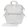Mochila Little Bloom Flor Gris