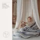 Manta Minicuna Muselina P-L.Tog 1.5 75X100 Cm Me-Stripe Indigo