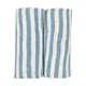 Muselina Lavada Grande Pack 2Ud 120X120 Cm Me-Fat Stripe Jeans Blue