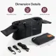 Bolso Organizador Carro Todo En 1 Sz001 36X13X7 Cm Negro