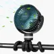Ventilador Portatil Usb Viaje Pf001 Unico Negro