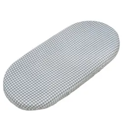 Funda Colchon Cuco Vichy + Muselina Praline Rayas Matcha
