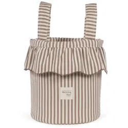 Bolso Bucket Praline Rayas Moka