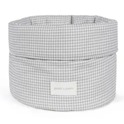 Cestito Home Little Bloom Vichy Gris