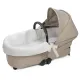 Cubre Cuco Dual +Sabana Ajustable Cuco Little Bloom Blanco
