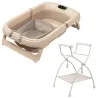 Bañera Maxicosi Indigo Plus Muted Terra incluye Soporte Recién Nacido y Soporte Elegance Beige