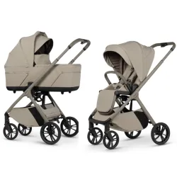 Cochecito Venicci Tila 2 en 1 Latte + Accesorios