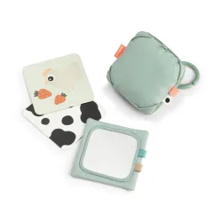 Porta Tarjetas con Espejo Tiny Farm Verde