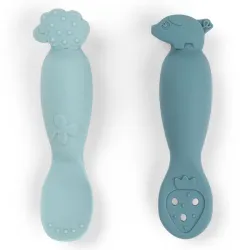 Set de Cucharas de Aprendizaje Tiny Farm Azul