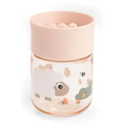 Taza de Aprendizaje 360 Tiny Farm Rosa