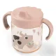 Vaso con Boquilla de Aprendizaje 2 Asas Tiny Farm Rosa