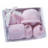 Juego Infantil Primera Puesta 4 Piezas Rosa