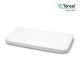 Baixa Ajustável Impermeável Tencel Minicuna 50X82 Cm Liso E Branco CAMBRASS - 1