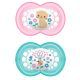 Chupete de silicone 6+ meses Pink Pack 2 unidades