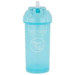Garrafa com Pajita 360ml 12m+ Branco Torta Twistshake