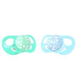 Chupetes Duo 6+M Azul e Verde Twistshake