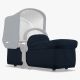 Bugaboo Donkey 2 Classic Funda de Capa Completa Marinho Escuro