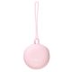 Caixa porta chupeta de silicone rosa