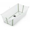 Banheira dobrável para bebê Flexi Bath XL Verde Transparente