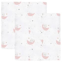 Pack 2 Fraldas de Pano 100% Algodão 60x60cm Ursinho Chic