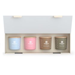 Set 4 Velas Aromáticas 4.5X4.5X4.5 Cm CAMBRASS - 1