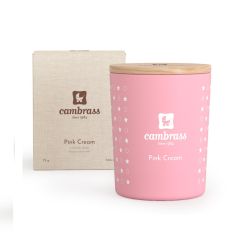 Candela aromática 10 Cl Star Pink Cream 5.5X5.5X6.5 Cm CAMBRASS - 1