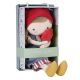 BONECA MACIA HOLANDESA FARMER ROSA